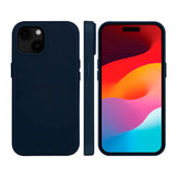 iPhone 16e / 15 / 14 / 13 dbramante1928 Roskilde Cover - 100% Ægte Læder - MagSafe Kompatibel - Blue