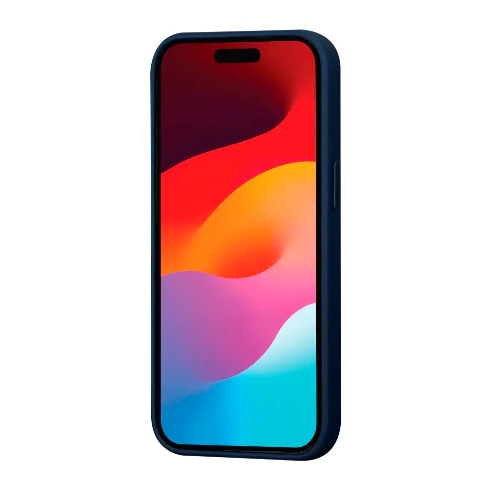 iPhone 16e / 15 / 14 / 13 dbramante1928 Roskilde Cover - 100% Ægte Læder - MagSafe Kompatibel - Blue