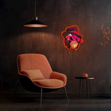 Forever Light ART LED Neon Light - Gangster Monkey