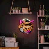 Forever Light ART LED Neon Light - Cat Dreamer