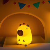 Forever Light Silikon Nattlampe LED - Vennlig Capybara