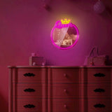 Forever Light LED-speil med neonlys - "Queen"