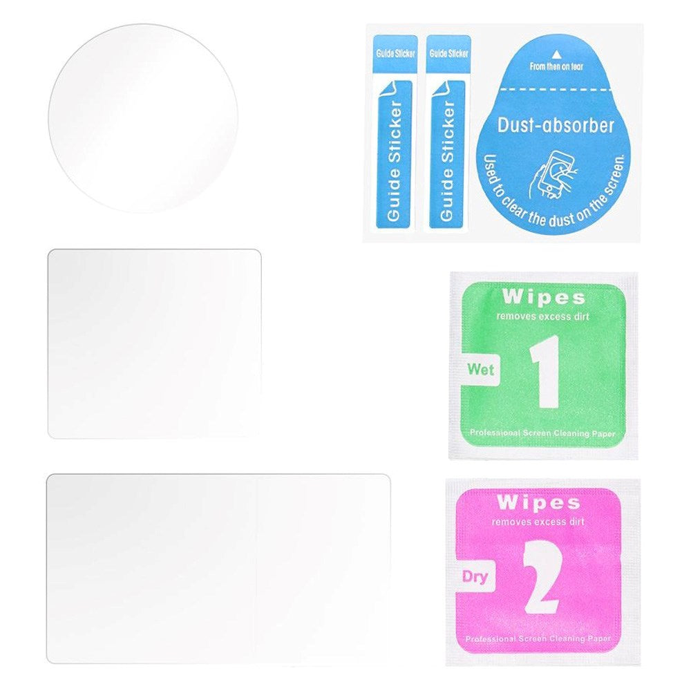 TELESIN Hærdet Beskyttelsesglas til DJI Osmo Action 3 / 4 - Gennemsigtig