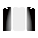 SAFE by PanzerGlass - iPhone 17 / 16 Pro - Ultra-Wide Fit Skærmbeskyttelse - Privacy Funktion - Gennemsigtig