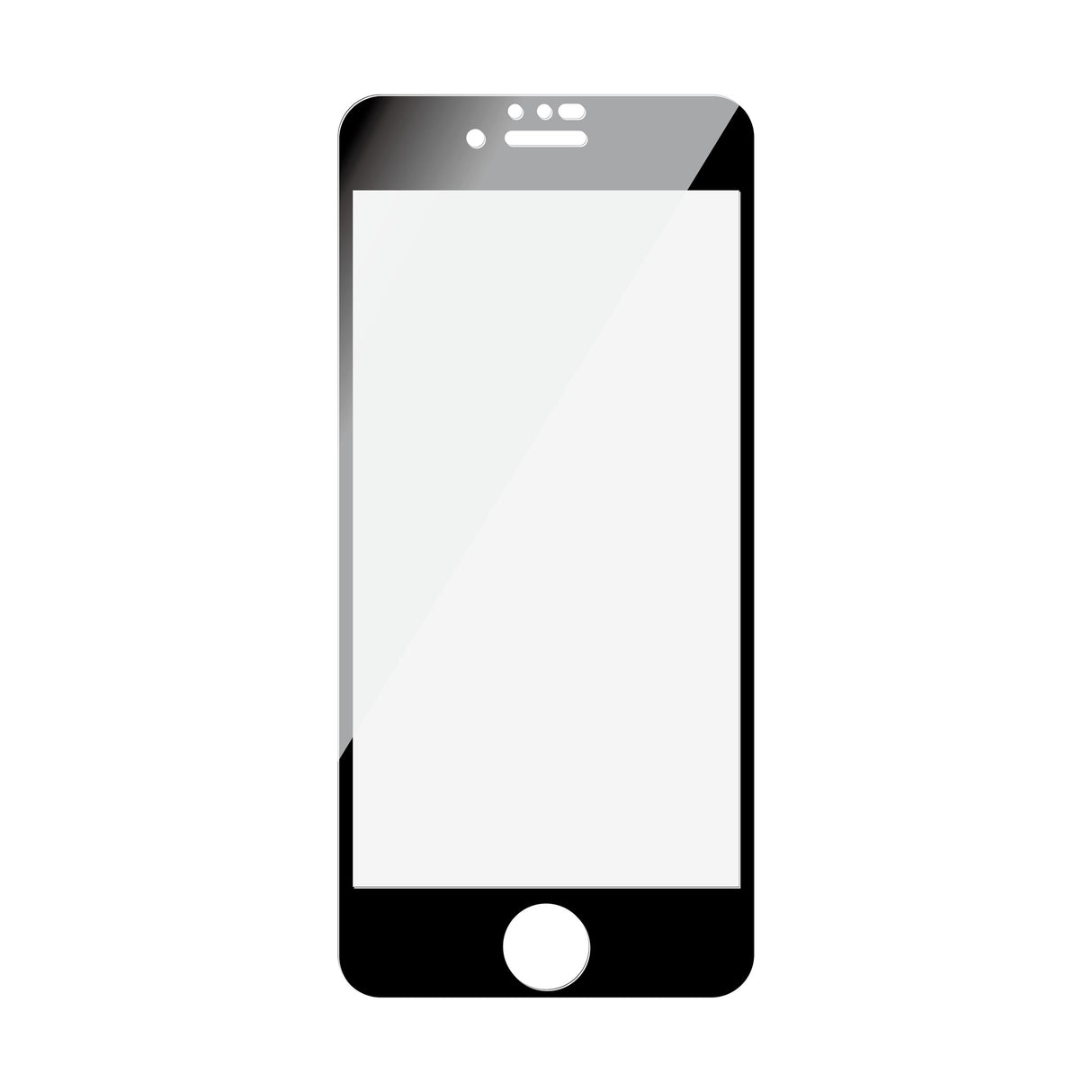 iPhone 8/7/6/6s/SE (2020/2022) - SAFE by PanzerGlass Edge-to-Edge Fit Skjermbeskytter - Gjennomsiktig/Black Edge