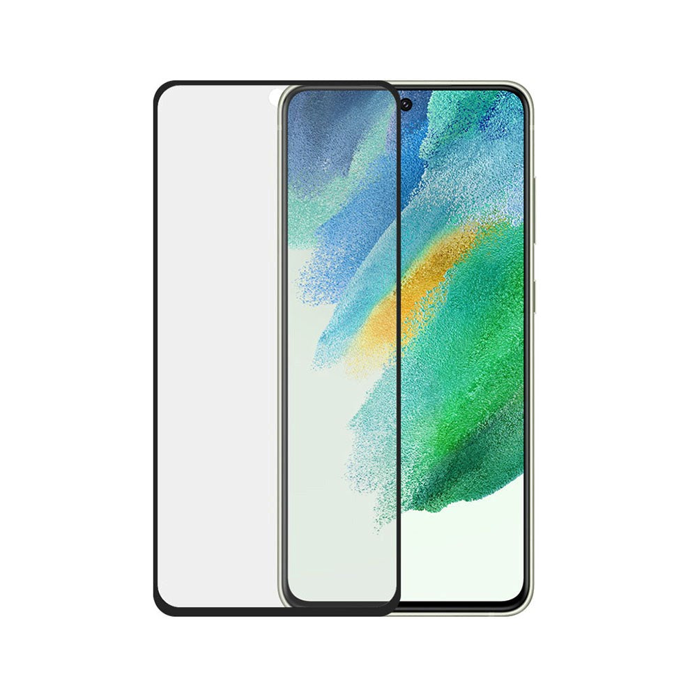 Samsung Galaxy S21 FE (5G) Safe By PanzerGlass® Edge-to-Edge Fit Skjermbeskytter - Veskevennlig - Gullstyrke - Gjennomsiktig