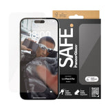 iPhone 15 Plus - SAFE by PanzerGlass Ultra-Wide Fit Skjermbeskytter i herdet glass - Gjennomsiktig