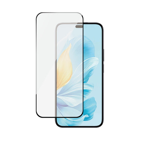 Honor 200 Lite / X8b Safe By PanzerGlass® Ultra-Wide Fit-skjermbeskytter - Veskevennlig - Gullstyrke - Gjennomsiktig / svart kant