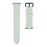 Apple Watch (38/40/SE/41/42 mm) Native Union Curve Strap Sage Silikonstropp - Grønn