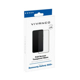 Samsung Galaxy S22+ (Plus) Vivanco Skærmbesktyttelse - Hærdet Glas - Gennemsigtig m. Sort Kant