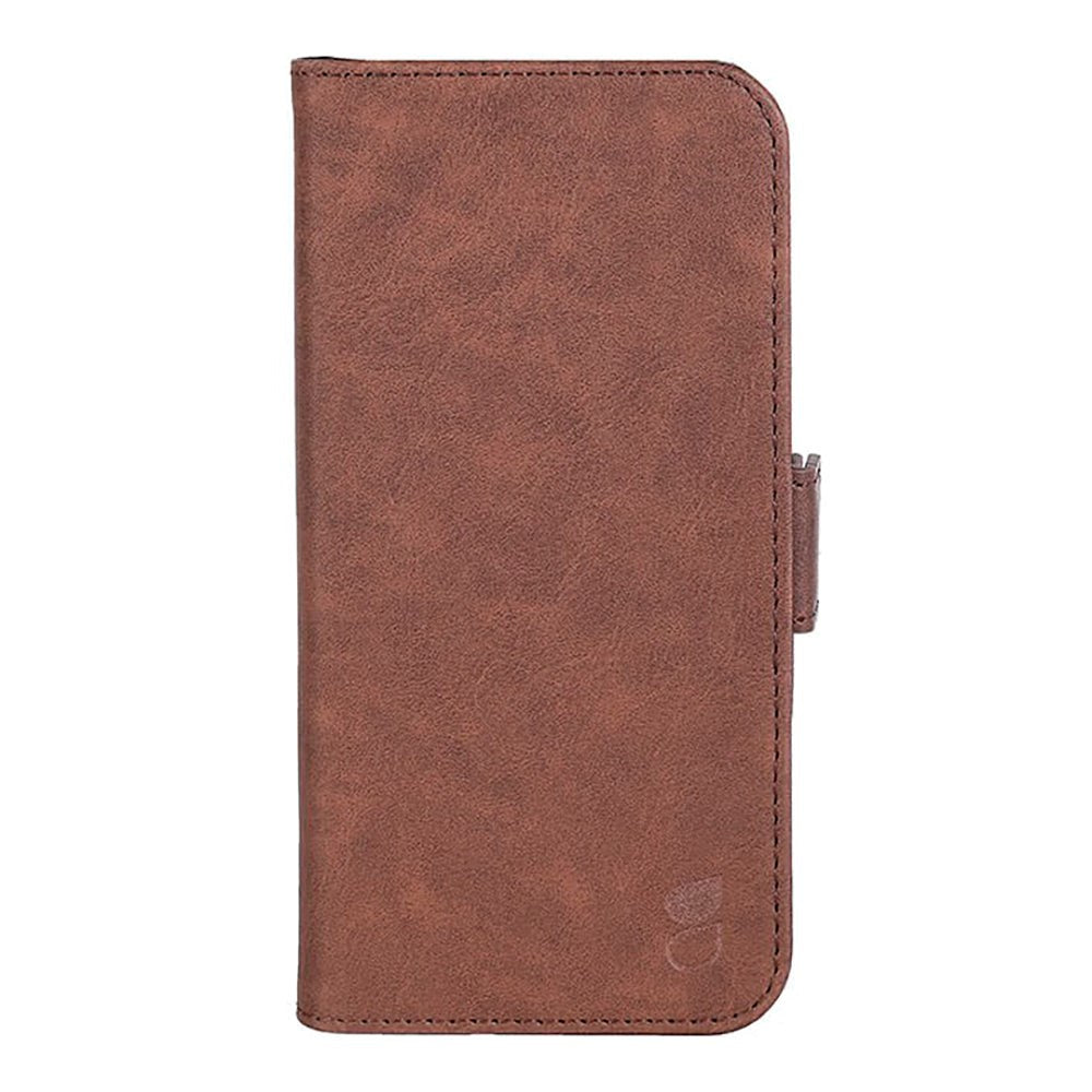 GEAR Samsung Galaxy S24 Leather Flip Deksel m. Lommebok - Brun
