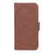 GEAR Samsung Galaxy S24 Leather Flip Deksel m. Lommebok - Brun