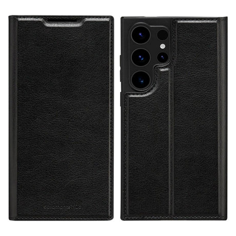 Samsung Galaxy S24 Ultra dbramante1928 Oslo Ultra-Slim Leather Flip Cover m. Lommebok - Svart