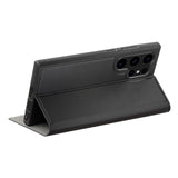 Samsung Galaxy S24 Ultra dbramante1928 Oslo Ultra-Slim Leather Flip Cover m. Lommebok - Svart