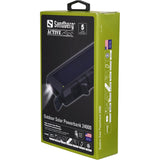 Sandberg QC Solar Outdoor Waterproof PowerBank 24 000 mAh - (IP67) - Svart