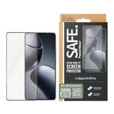 Xiaomi Redmi 14T / 14T Pro Safe By PanzerGlass® Ultra-Wide Fit-skjermbeskytter - Veskevennlig - Gullstyrke - Gjennomsiktig / svart kant