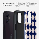 Burga iPhone 12 / 12 Pro Tough Fashion Cover - Check &amp; Mate