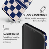 Burga iPhone 12 / 12 Pro Tough Fashion Cover - Check &amp; Mate