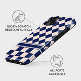 Burga iPhone 14 Tough Fashion Cover - Check &amp; Mate