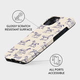 Burga iPhone 14 Tough Fashion Cover - Derby Race