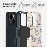 Burga iPhone 15 Tough Fashion Cover - Derby Race