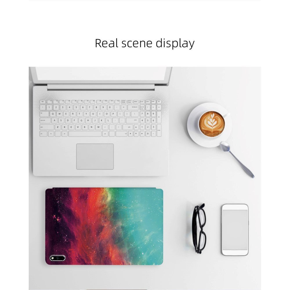 Huawei MatePad Pro 10.8 (2021/2019) Tri-Fold Flip Cover m. Stativfunksjon - Nebula