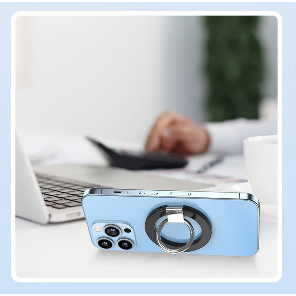 Magnetisk fingerringstativ/montering - MagSafe-kompatibel - Svart