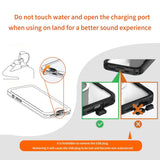 iPhone 16 Pro vanntett håndverker plastdeksel m. Skjermbeskytter og stropp - MagSafe-kompatibel - Gjennomsiktig / Svart