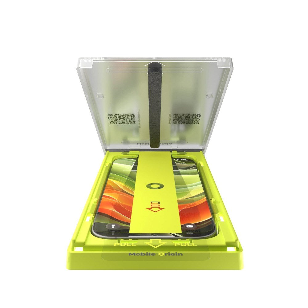 Mobile Origin iPhone 18 Pro Max Screen Guard Privacy Skærmbeskyttelsesglas inkl. Easy Applicator - 2 Stk. - Gennemsigtig