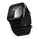 Apple Watch (42/44/SE/45/46/49 mm) Epico Ocean Silicone Watch Band - svart