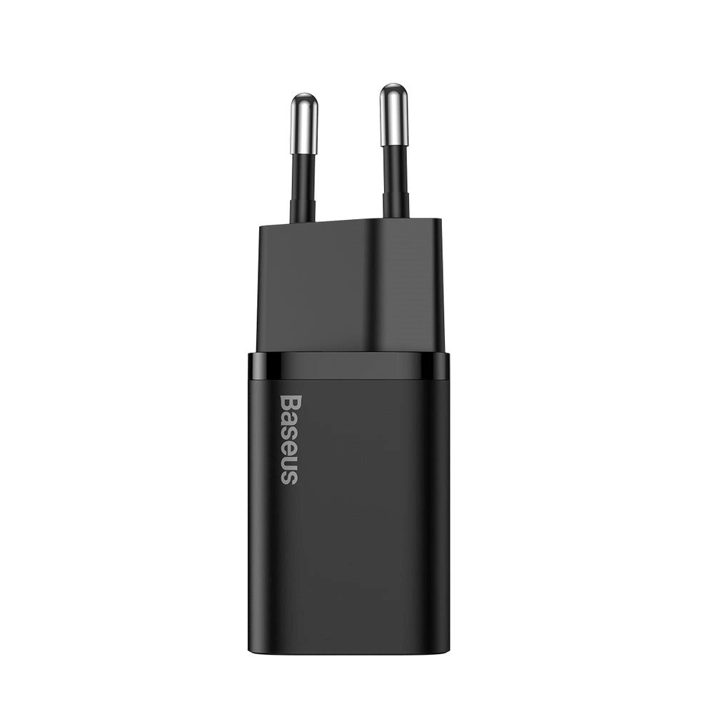 Baseus Super Si 25W Vegglader med USB-C Hurtiglading - Svart