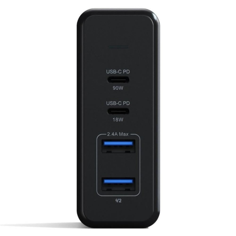 Satechi USB-C 108W Dual PD reiselader - Space Grey