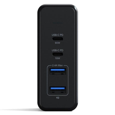 Satechi USB-C 108W Dual PD reiselader - Space Grey