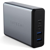 Satechi USB-C 108W Dual PD reiselader - Space Grey
