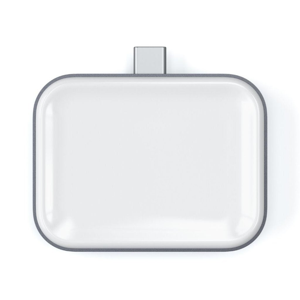 Satechi 5W trådløs ladedokking for Apple AirPods / AirPods Pro Charger - Hvit