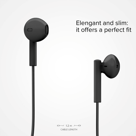SBS Studio Mix 65 Hodetelefon In-Ear m. USB-C og mikrofon - svart