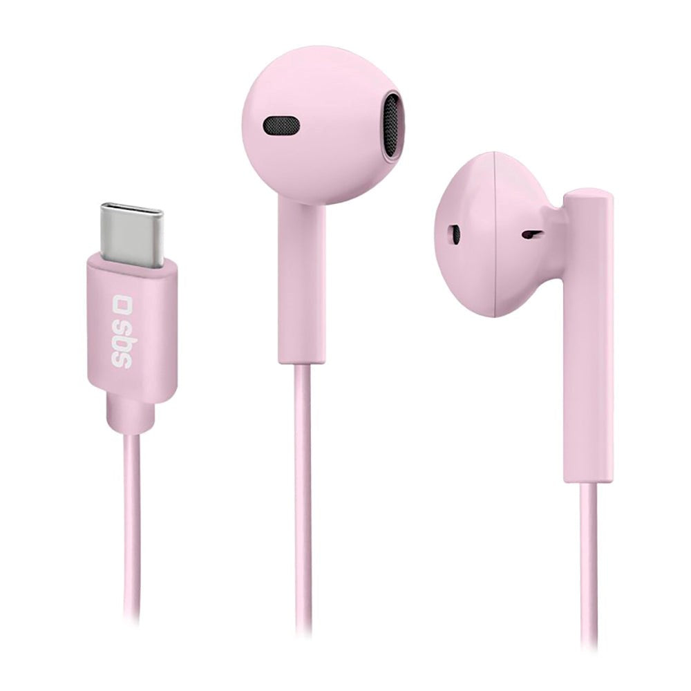 SBS Studio Mix 65 Hodetelefon In-Ear m. USB-C og mikrofon - Rosa