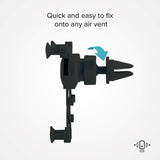 SBS Gravity Mobilholder for bil - Max Mobil: 85mm - Svart