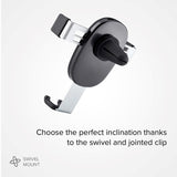 SBS Gravity Mobilholder for Bilventilasjon - Max Mobil: 85mm - Svart