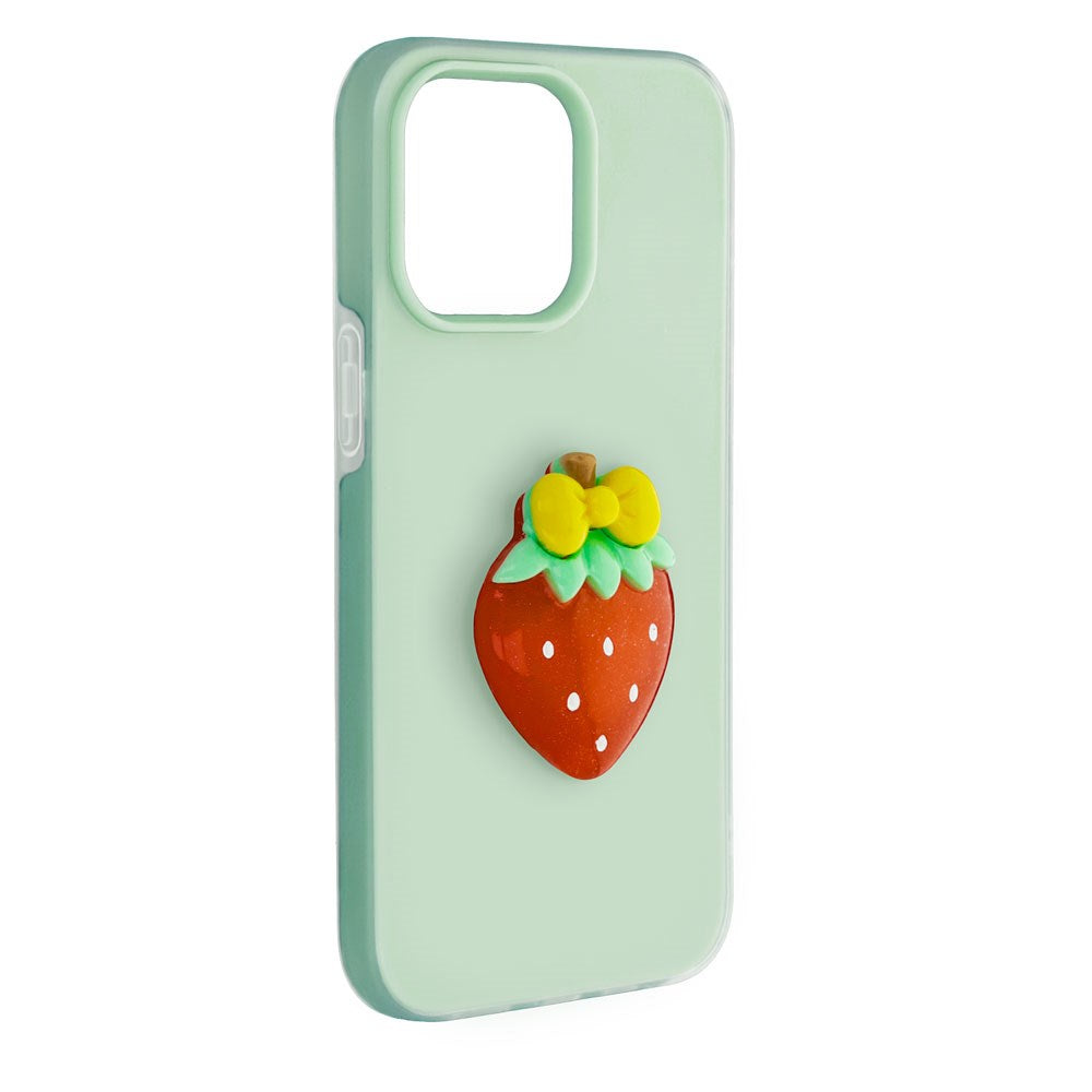 iPhone 17 Pro TFO 3D Frugt Case - Jordbær