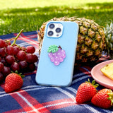 iPhone 15 TFO 3D Frugt Case - Vindruer