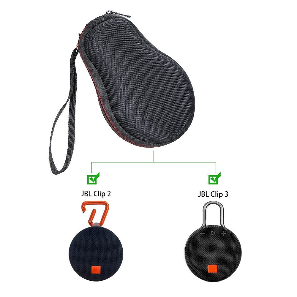 Høyttalerveske for JBL Clip 2 &amp; 3 - Svart