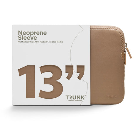 Trunk - Neoprene Sleeve - MacBook 13" (30.5 x 21.5 x 1.5 cm) - Warm Taupe