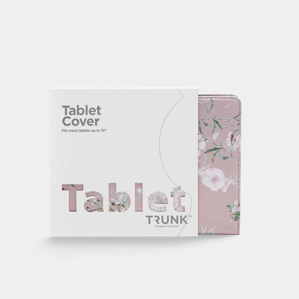 Trunk - Universal Flip Cover (24.5 x 17.5 x 1 cm) - Rose Flower