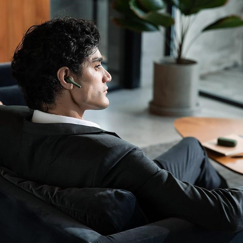 Defunc TRUE GO SLIM trådløse øretelefoner m. Mikrofon - Hvit