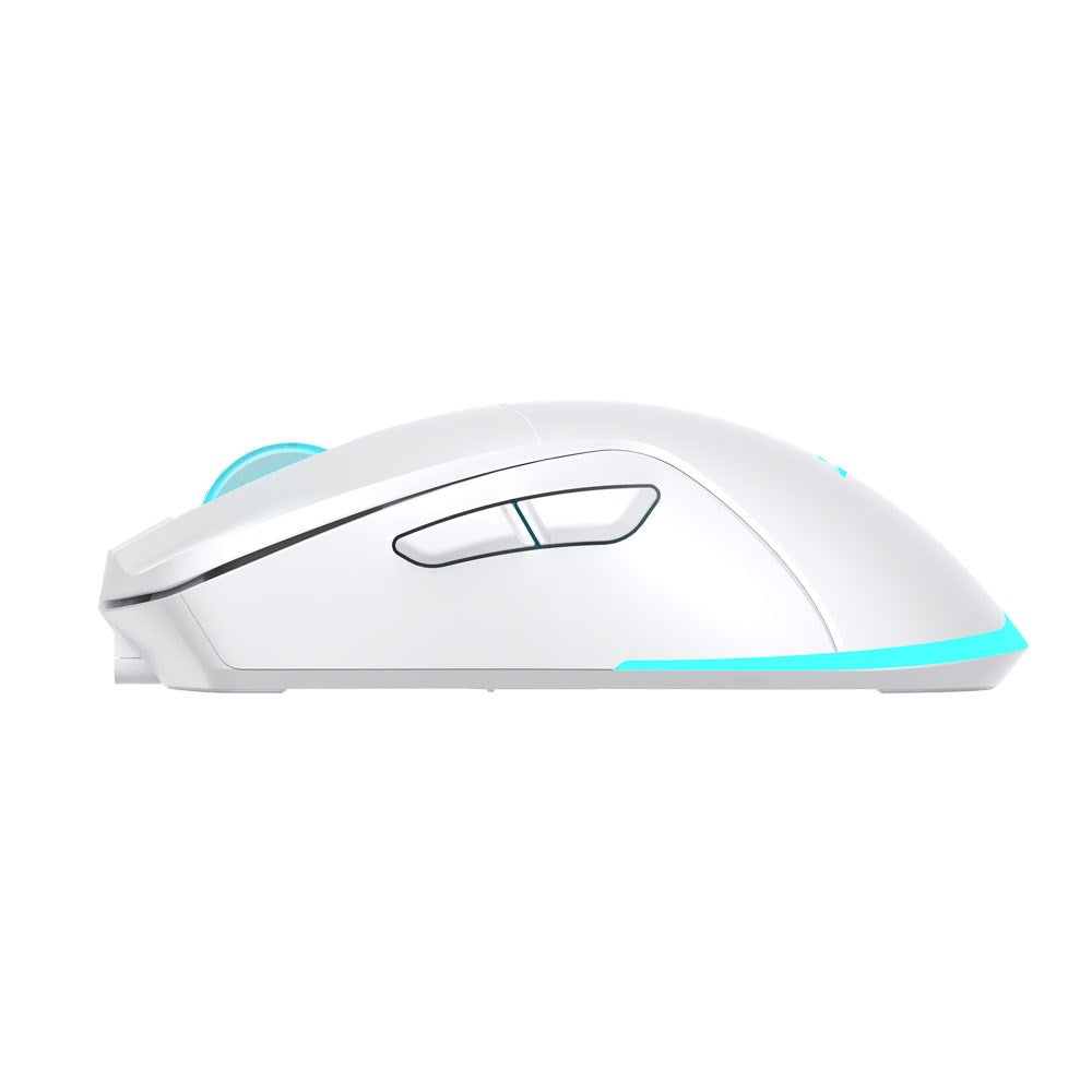Baracuda TURTLE 6D / 3200 DPI Trådløs Gaming Mus - Hvid