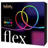 Twinkly 200-LED RGB Flex 2m - Fleksibel belysning med hvit ledning