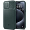 iPhone 15 Pro Spigen Optik Armor Bakdeksel - MagSafe-kompatibel - Abyss Green