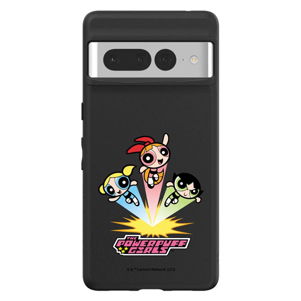 Google Pixel 7 Pro RhinoShield SolidSuit Craftsman Cover m. Powerpuff Girls - Fly High