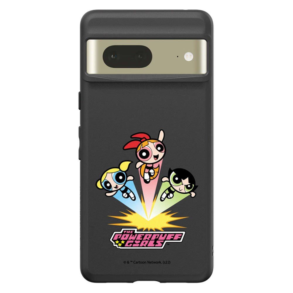 Google Pixel 7 RhinoShield SolidSuit Craftsman Cover m. Powerpuff Girls - Fly High